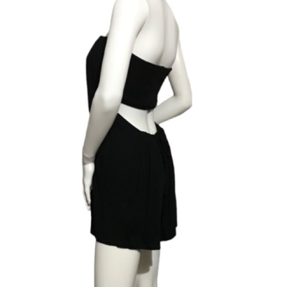 SOLD!! NWT! Free People Beach Rain or Shine Black Strapless Romper Small - Picture 5 of 12